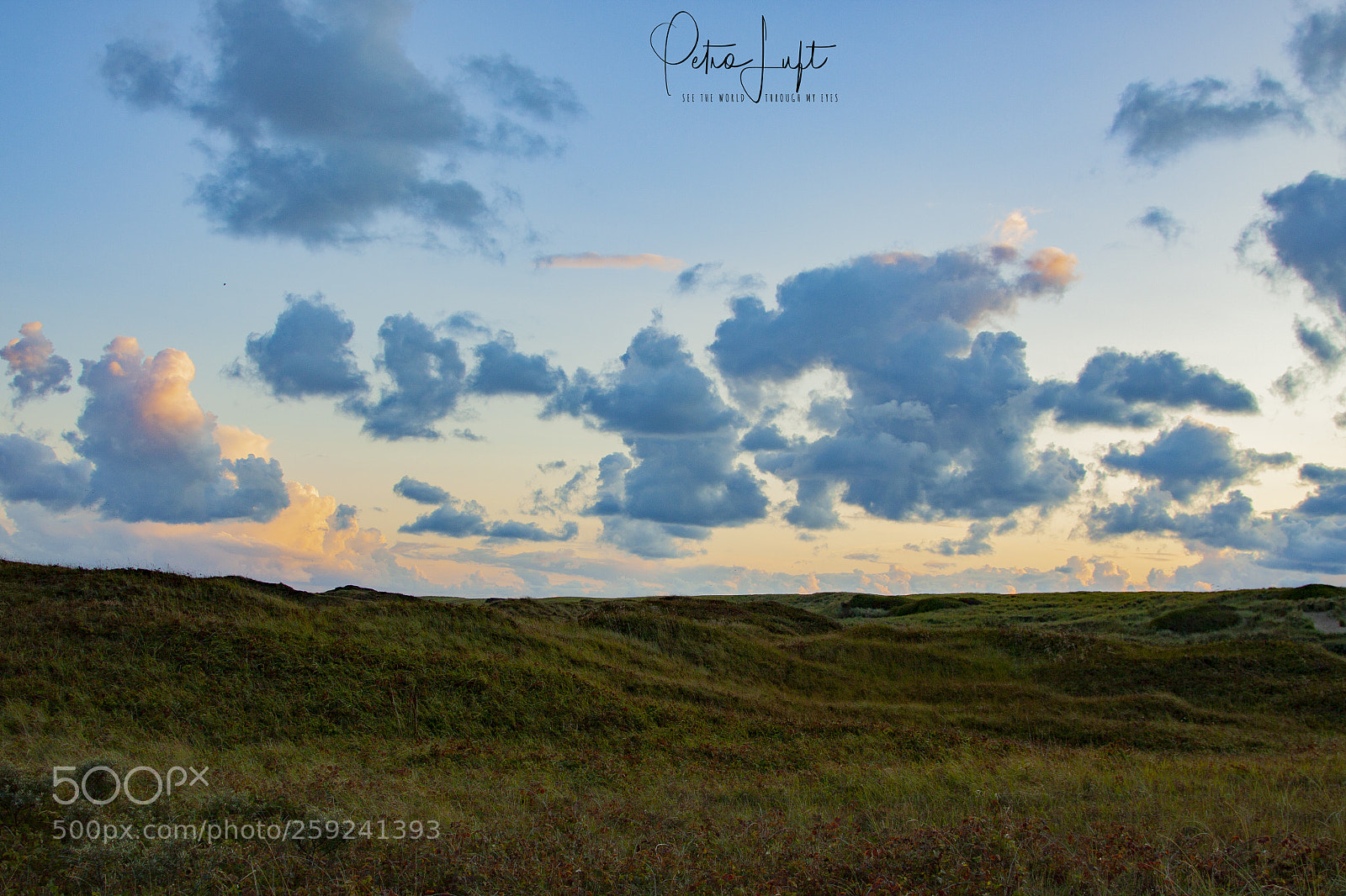 Canon EOS 50D sample photo. Clouds over dutch dunes photography