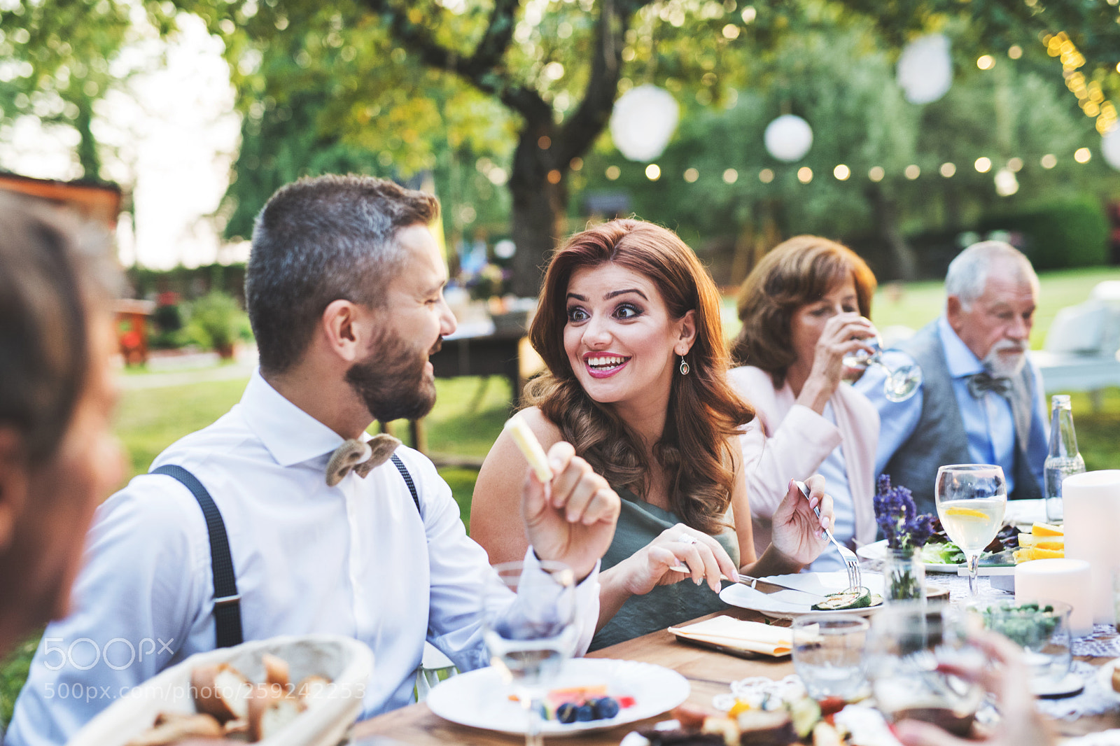 Nikon D5 sample photo. Guests eating at the photography