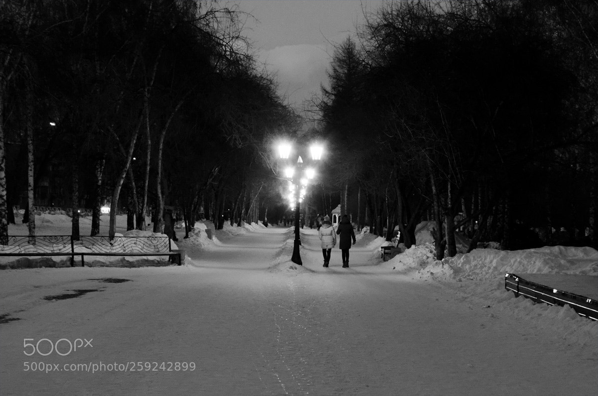 Nikon D7000 sample photo. Вечерний Новосибирск photography