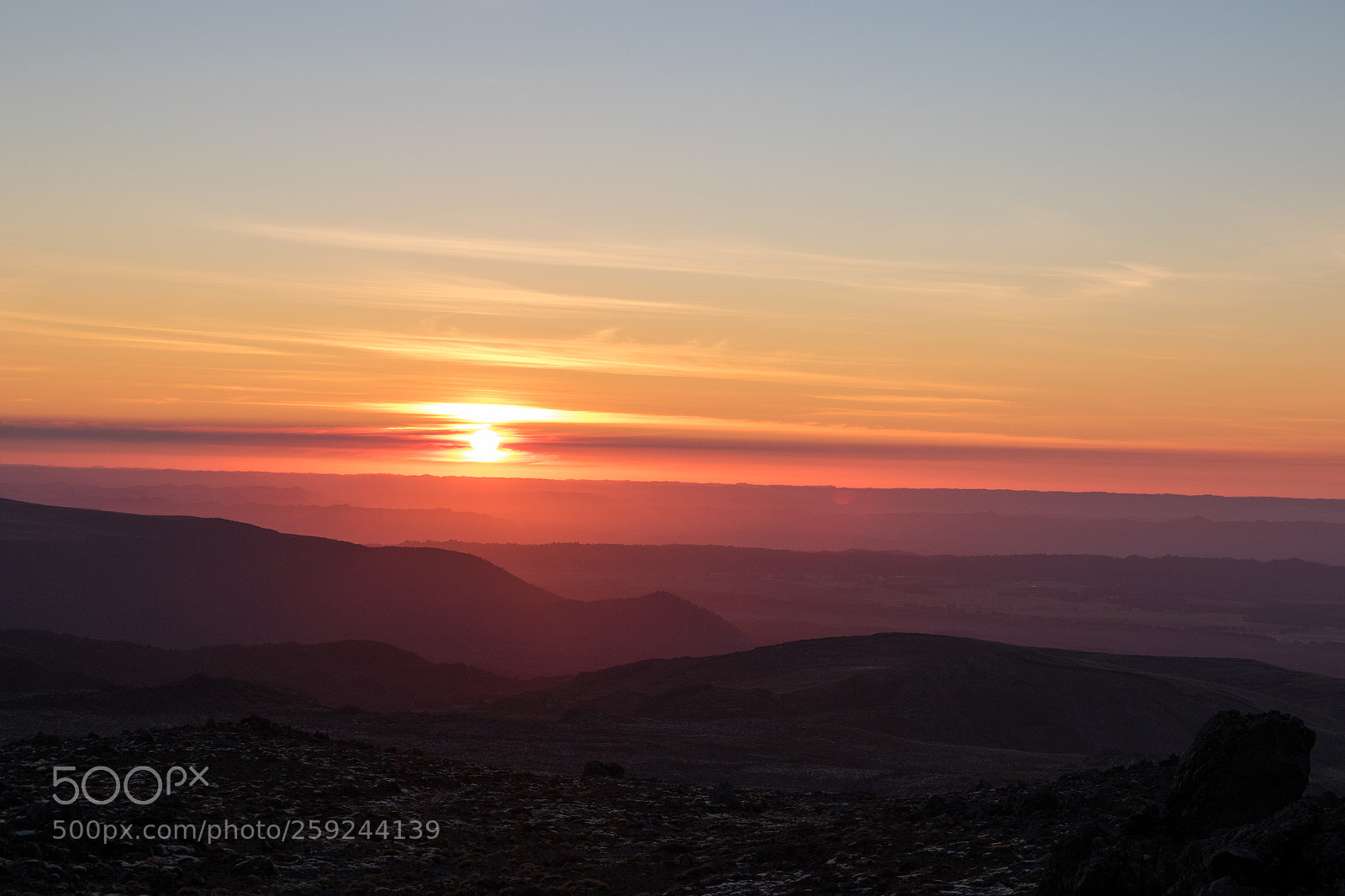 Canon EOS 7D Mark II sample photo. Tongariro nationalpark sunset photography