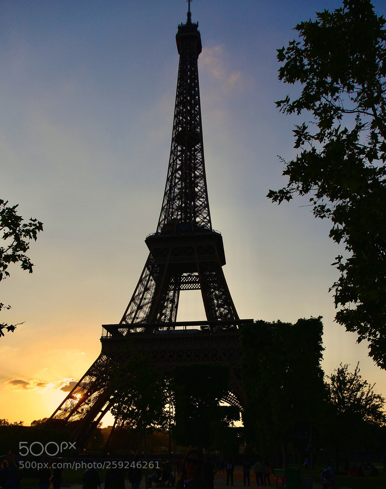 Canon EOS 6D sample photo. Sunset at eiffel tower photography