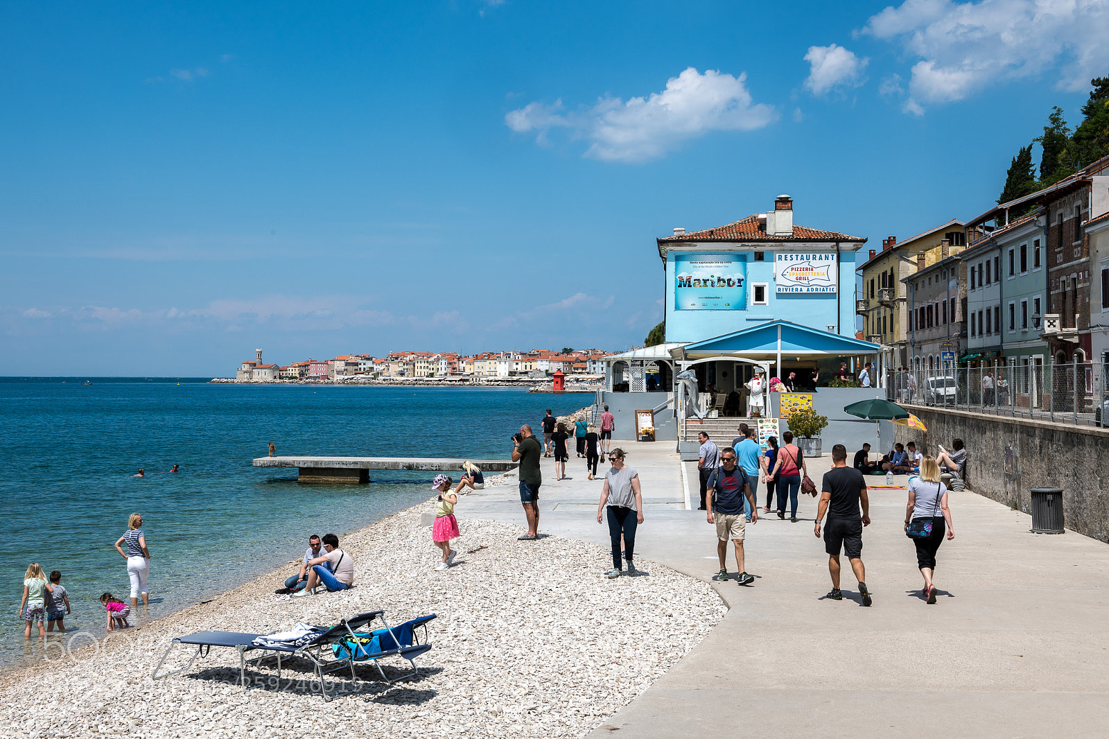 Nikon D850 sample photo. The beach from piran photography