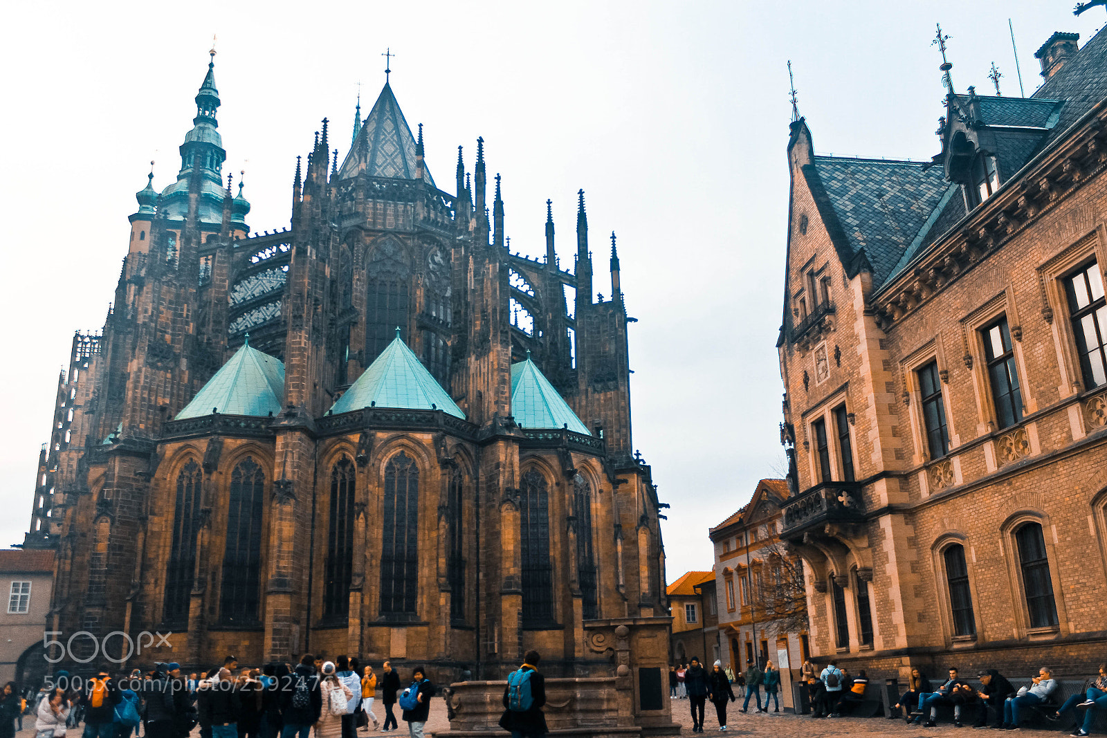 Canon EOS 7D sample photo. Prague st. vitu's cathedral photography
