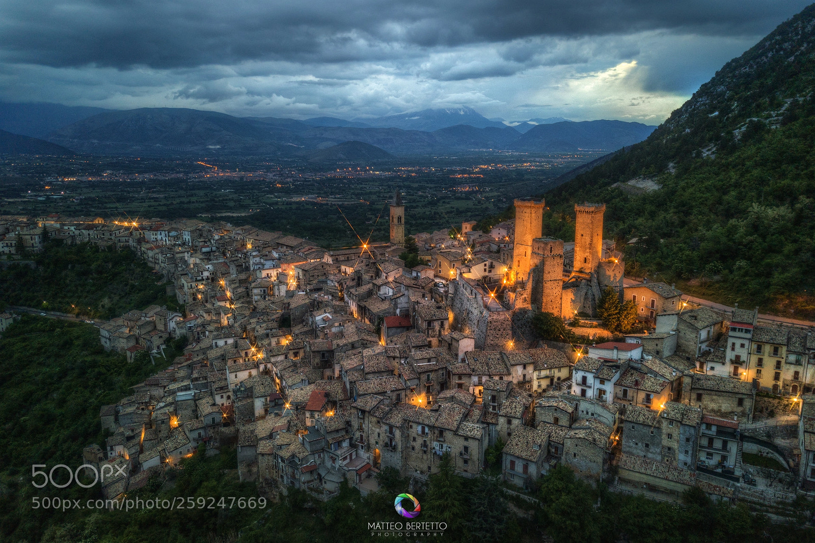 DJI FC220 sample photo. Pacentro - abruzzo photography
