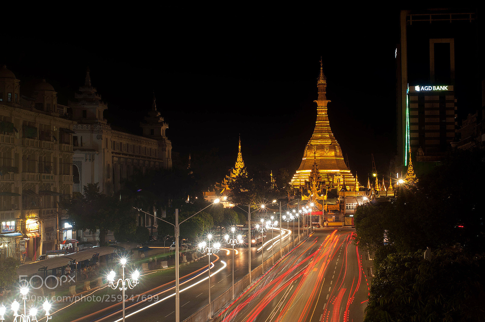 Nikon D90 sample photo. Night see pagoda photography