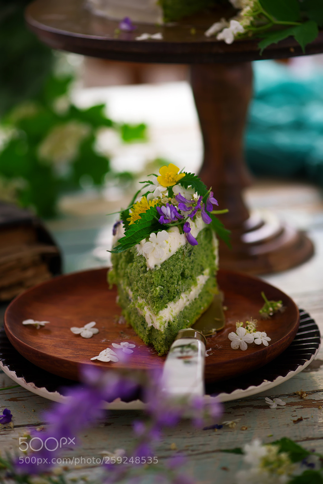 Nikon D610 sample photo. Nettle and lemon cake photography