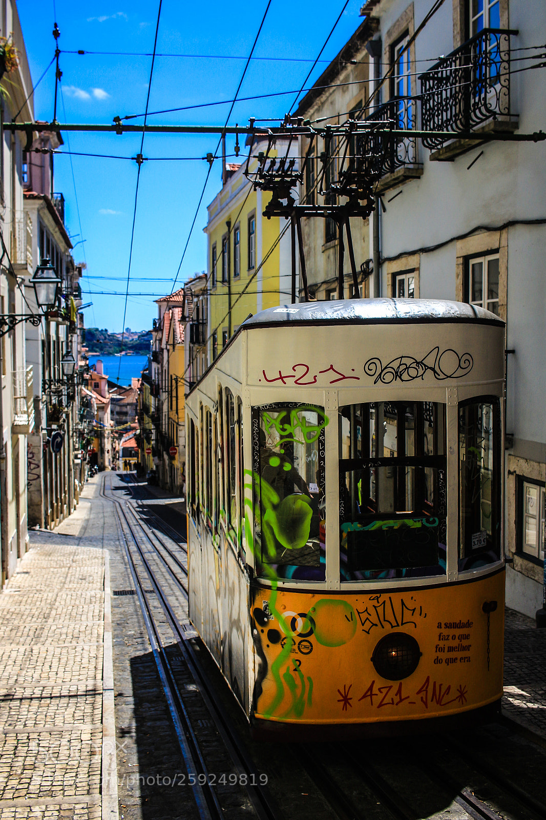 Canon EOS 100D (EOS Rebel SL1 / EOS Kiss X7) sample photo. Lisbon tram photography
