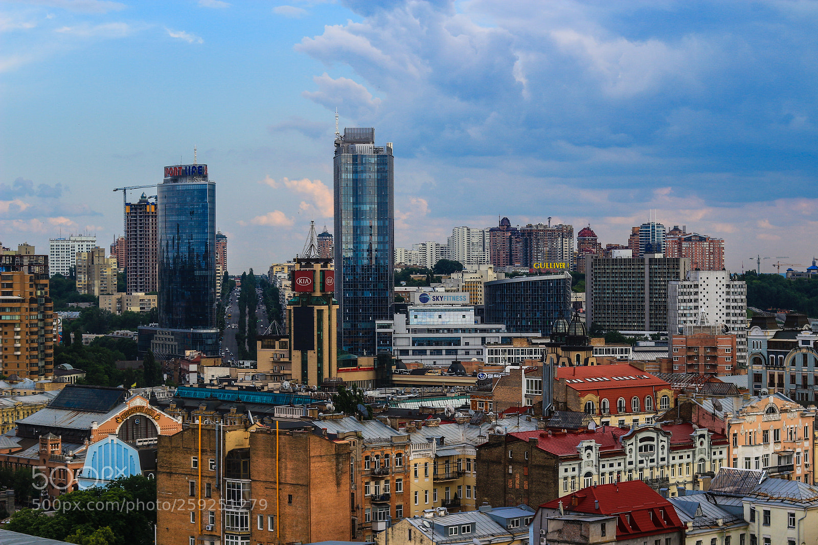 Canon EOS 100D (EOS Rebel SL1 / EOS Kiss X7) sample photo. Business center in kiev photography