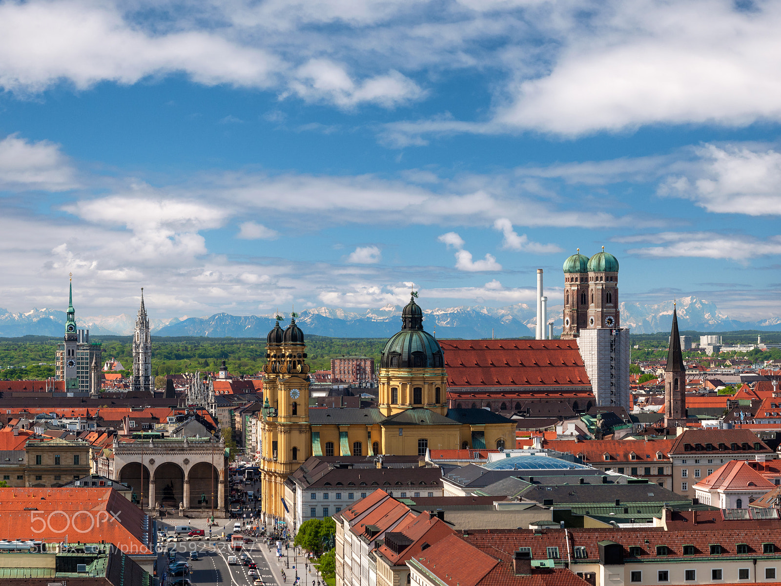 Nikon D90 sample photo. Muenchen panorama photography