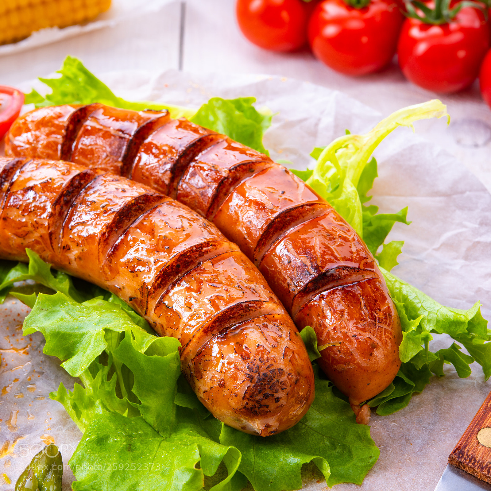 Nikon D810 sample photo. Grilled krakauer sausage with photography