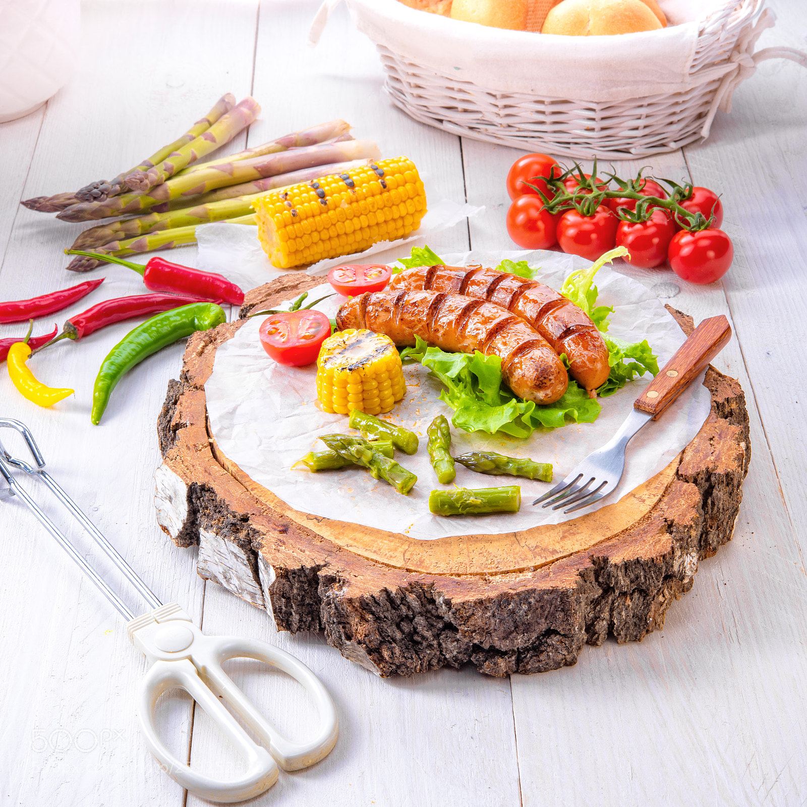 Nikon D810 sample photo. Grilled krakauer sausage with photography