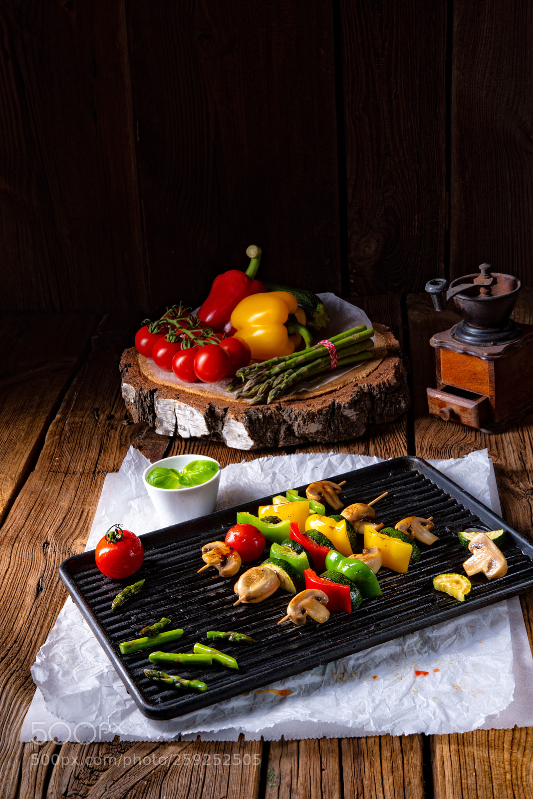 Nikon D810 sample photo. Rustic vegetable shashlik with photography