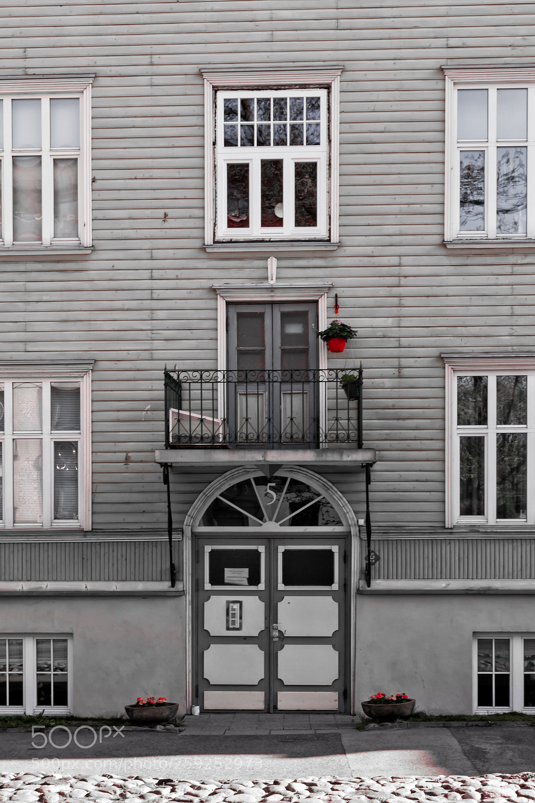 Canon EOS 50D sample photo. Flower pot over door photography