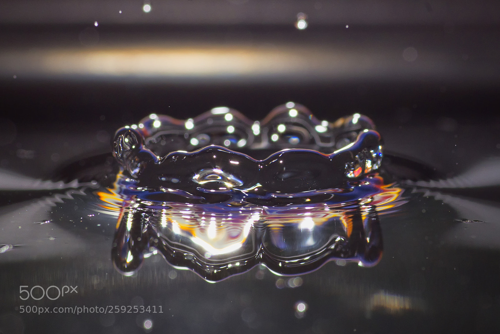 Canon EOS 6D sample photo. Crown of water photography