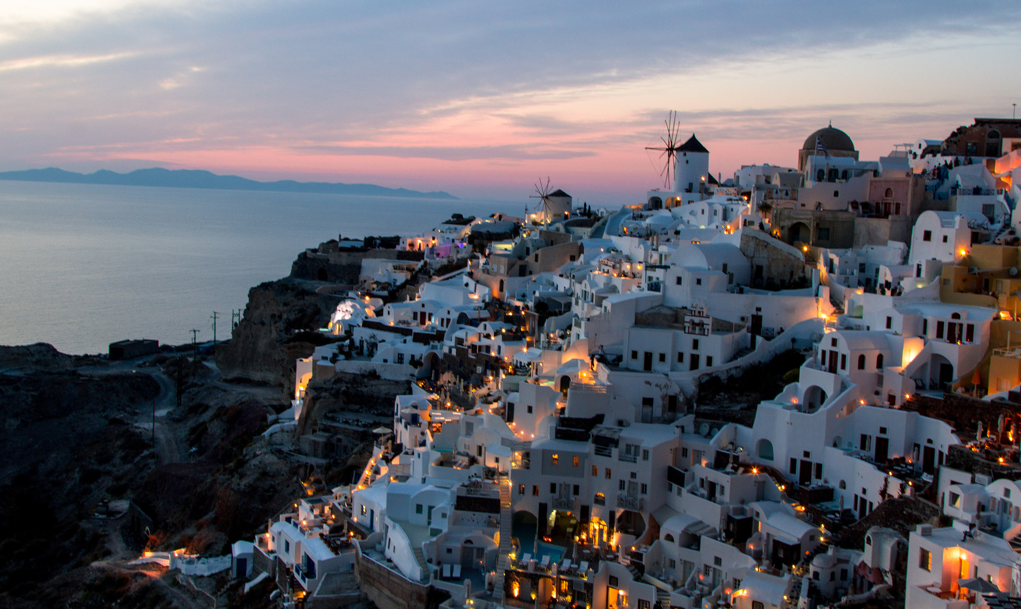 Canon EOS 600D (Rebel EOS T3i / EOS Kiss X5) sample photo. Sunset @santorini photography