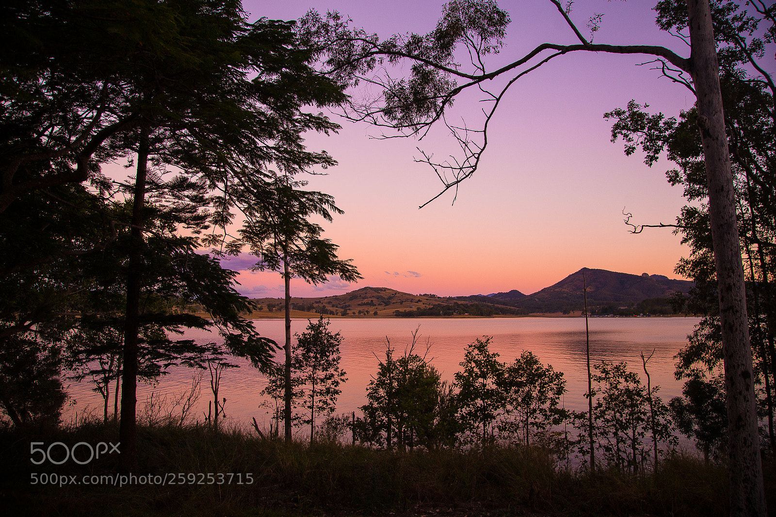 Canon EOS 6D sample photo. Lake moogerah sunset photography