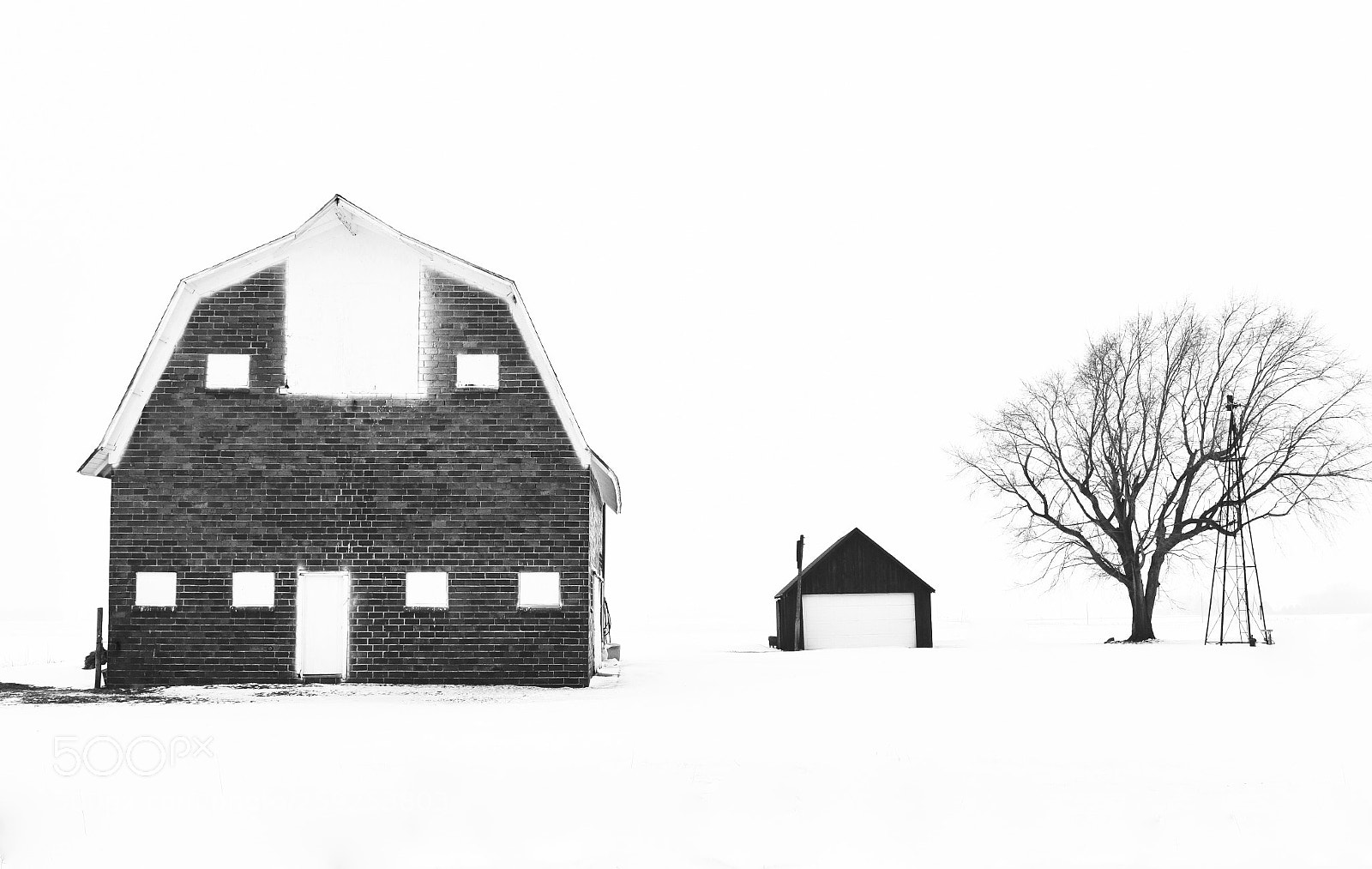 Nikon D5500 sample photo. Midwest us snow photography