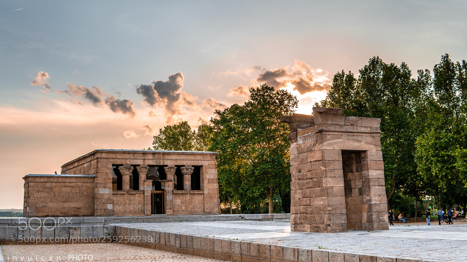 Sony a6300 sample photo. Templo de debod madrid photography