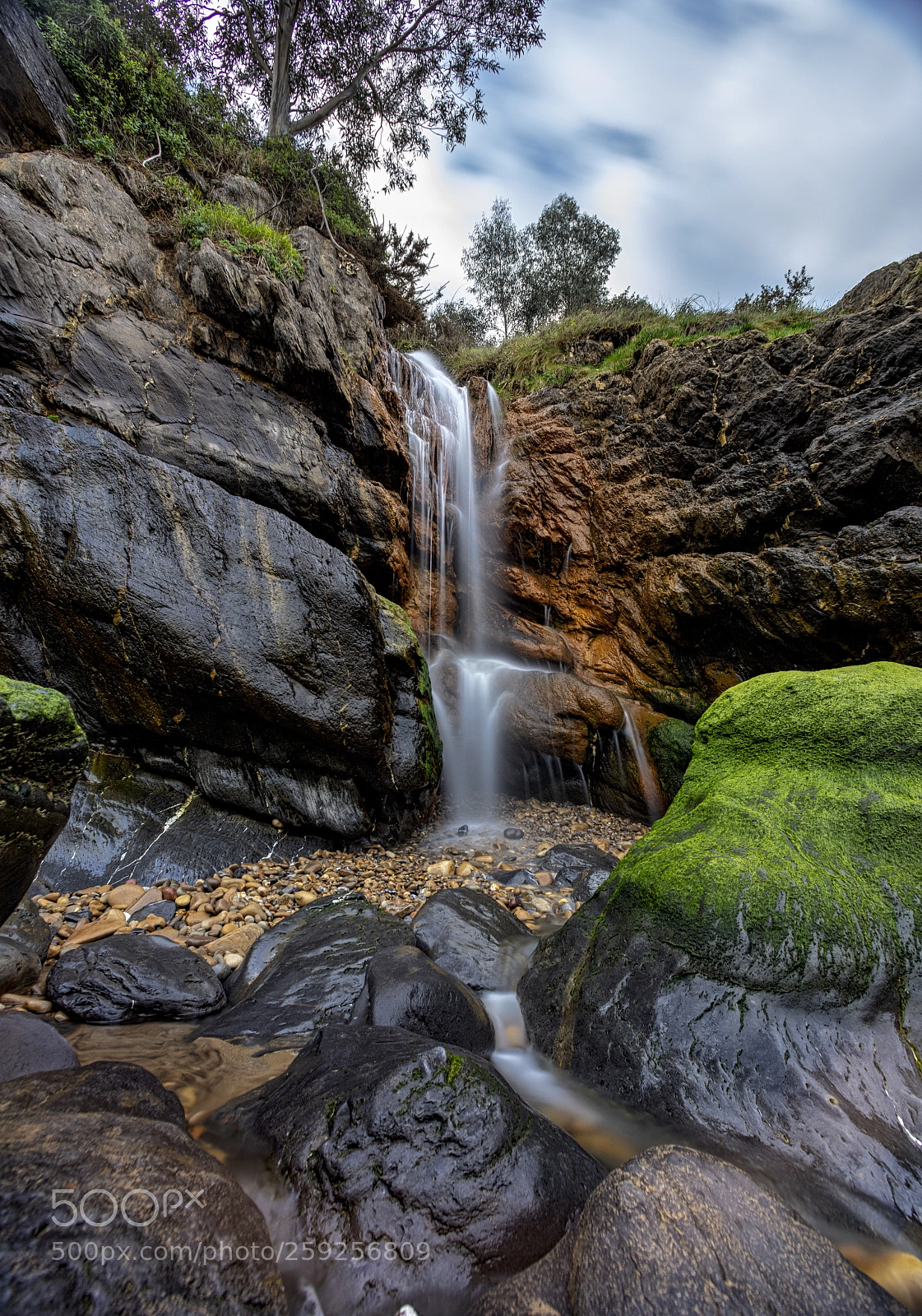 Canon EOS 5DS R sample photo. Colors on waterfall photography