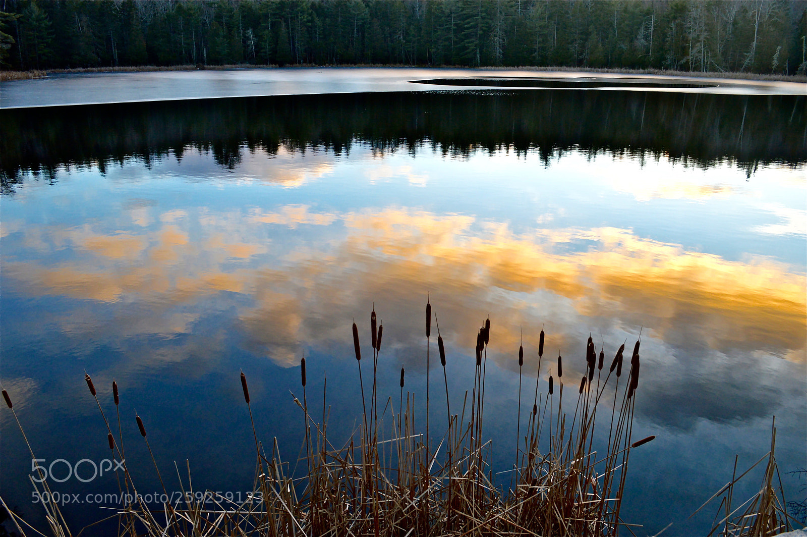 Nikon D3200 sample photo. Dusk reflections photography