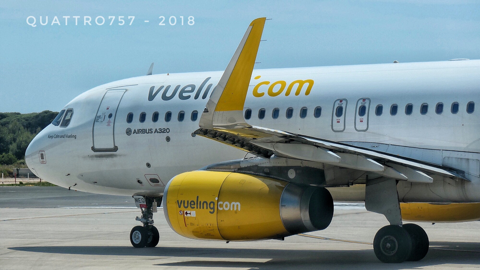 Panasonic DC-TZ200 sample photo. Vueling a320 lebl photography
