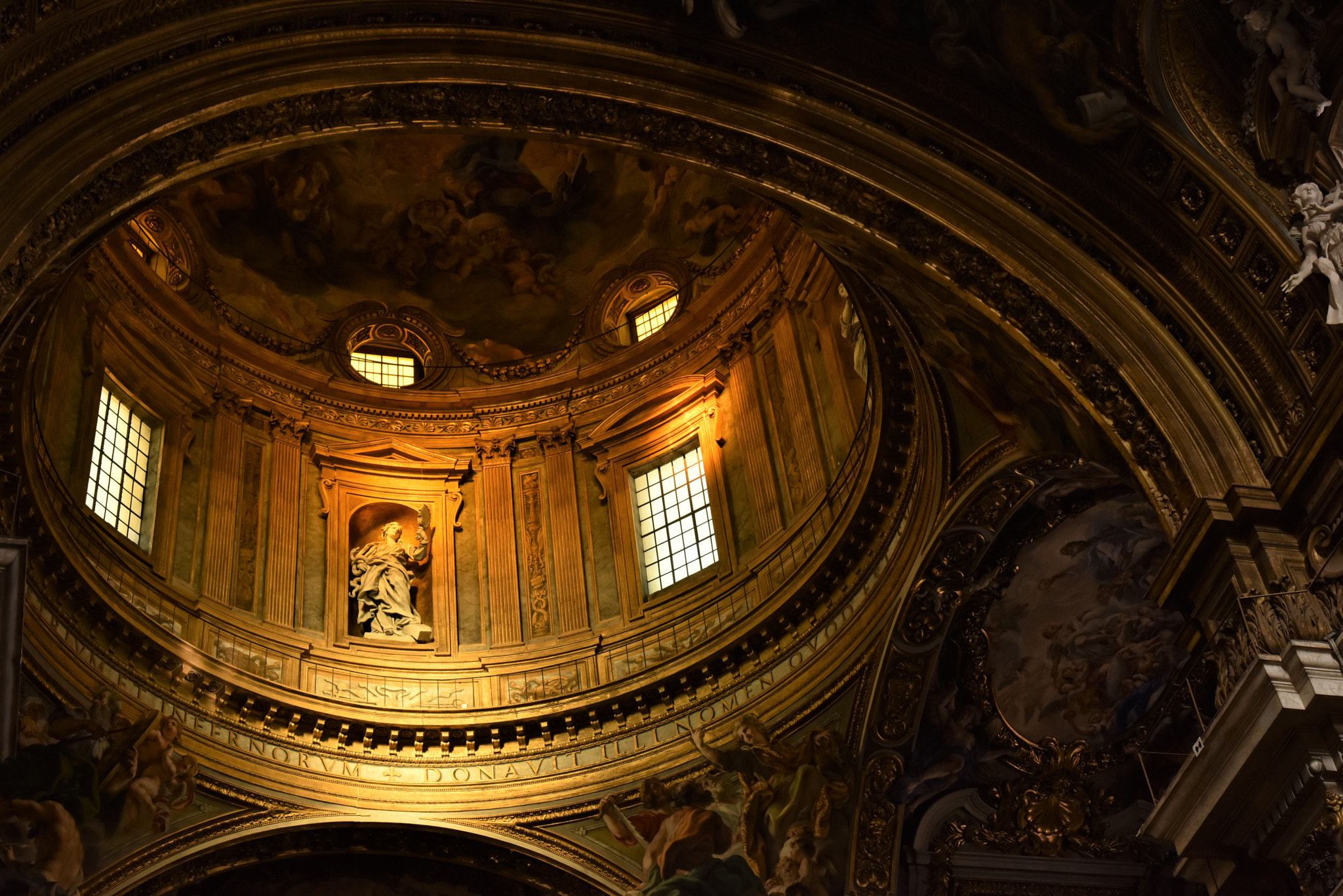 Nikon AF-S Nikkor 24-120mm F4G ED VR sample photo. Chiesa del gesù in rome photography