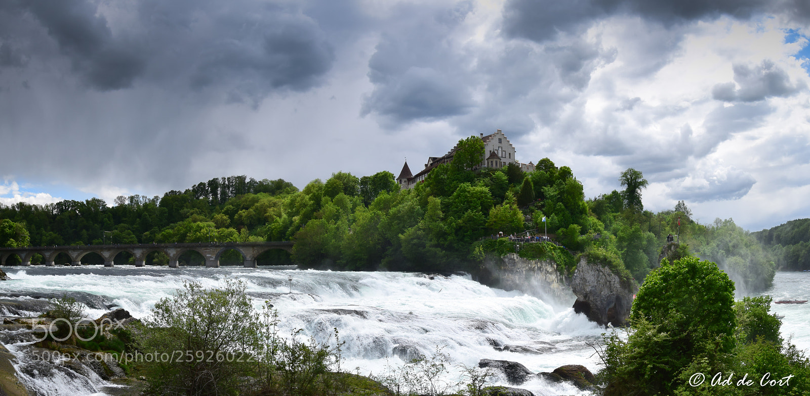 Nikon D5300 sample photo. Rheinfall, laufen castle photography