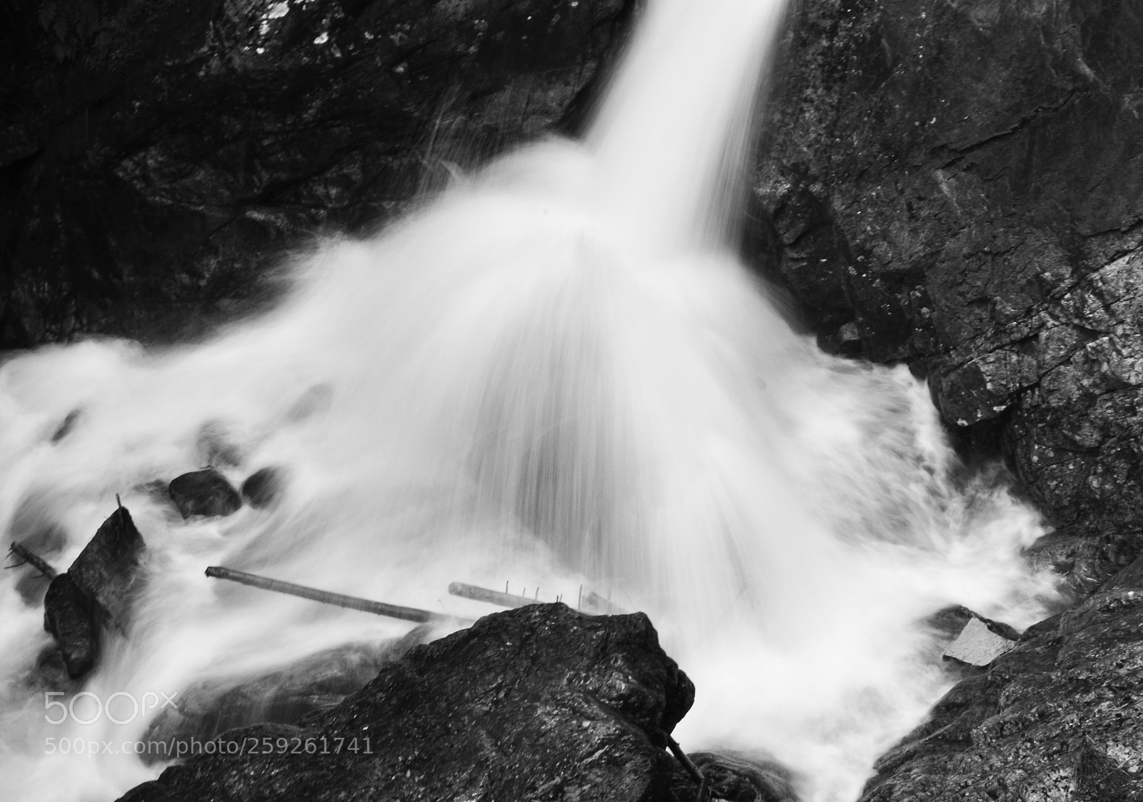 Nikon D90 sample photo. Waterfall photography