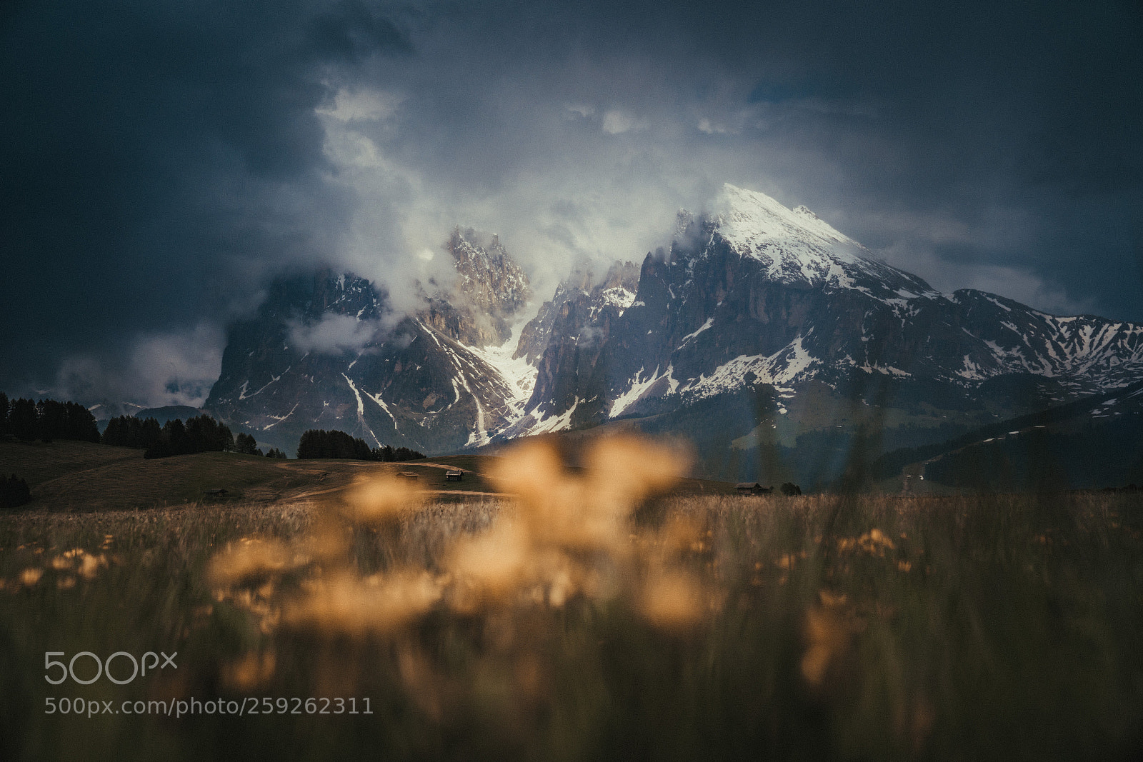 Sony a7 III sample photo. Sassolungo from alpe di photography
