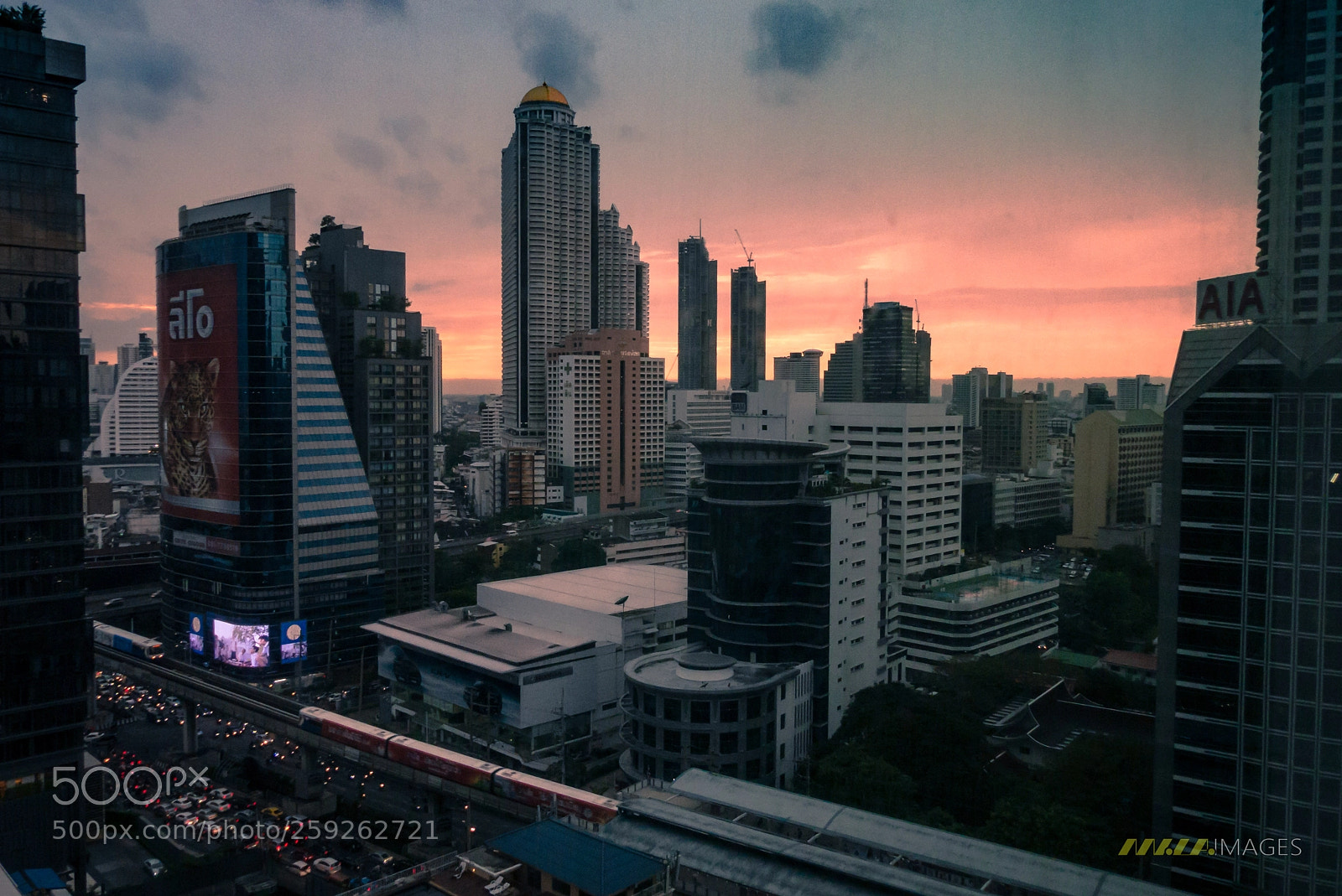 Panasonic Lumix DMC-FZ200 sample photo. Bangkok sunset 1 photography