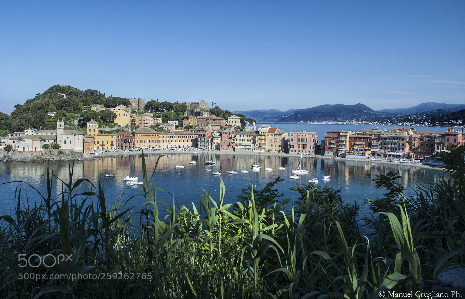 Nikon D70 sample photo. Sunrise in sestri levante photography