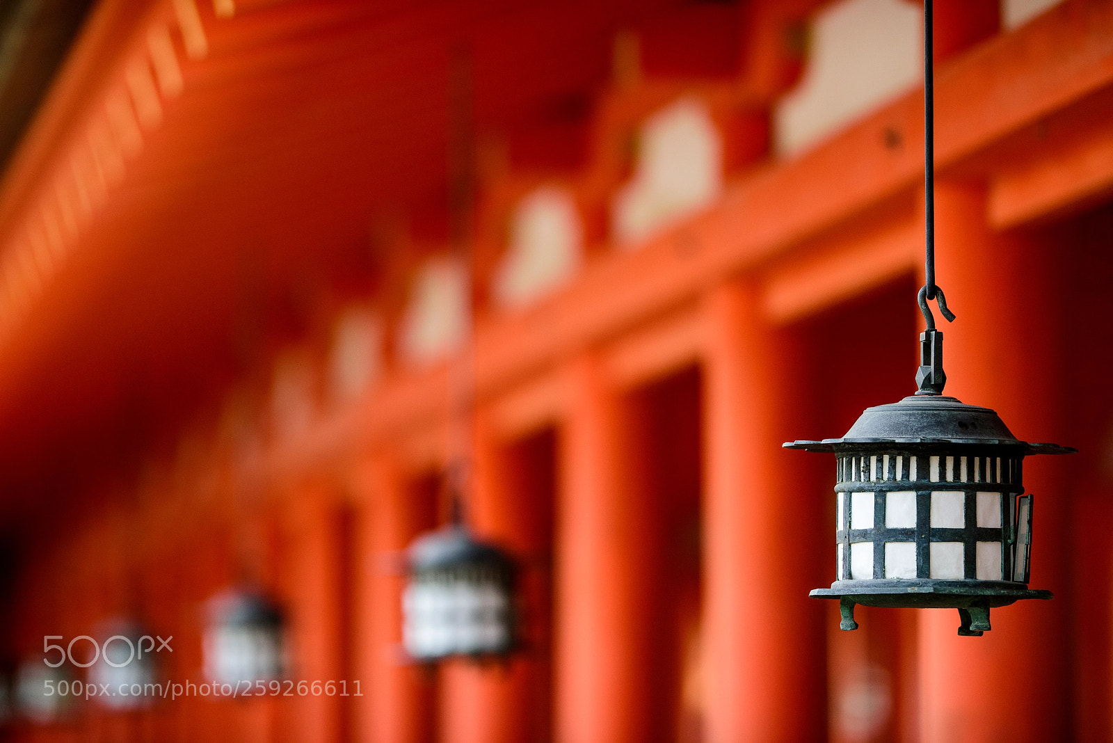 Nikon D810 sample photo. Itsukushima - lanterns after photography