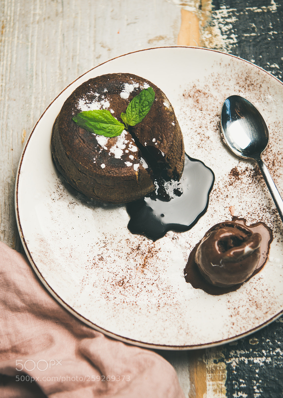 Nikon D610 sample photo. Souffle dessert cake photography