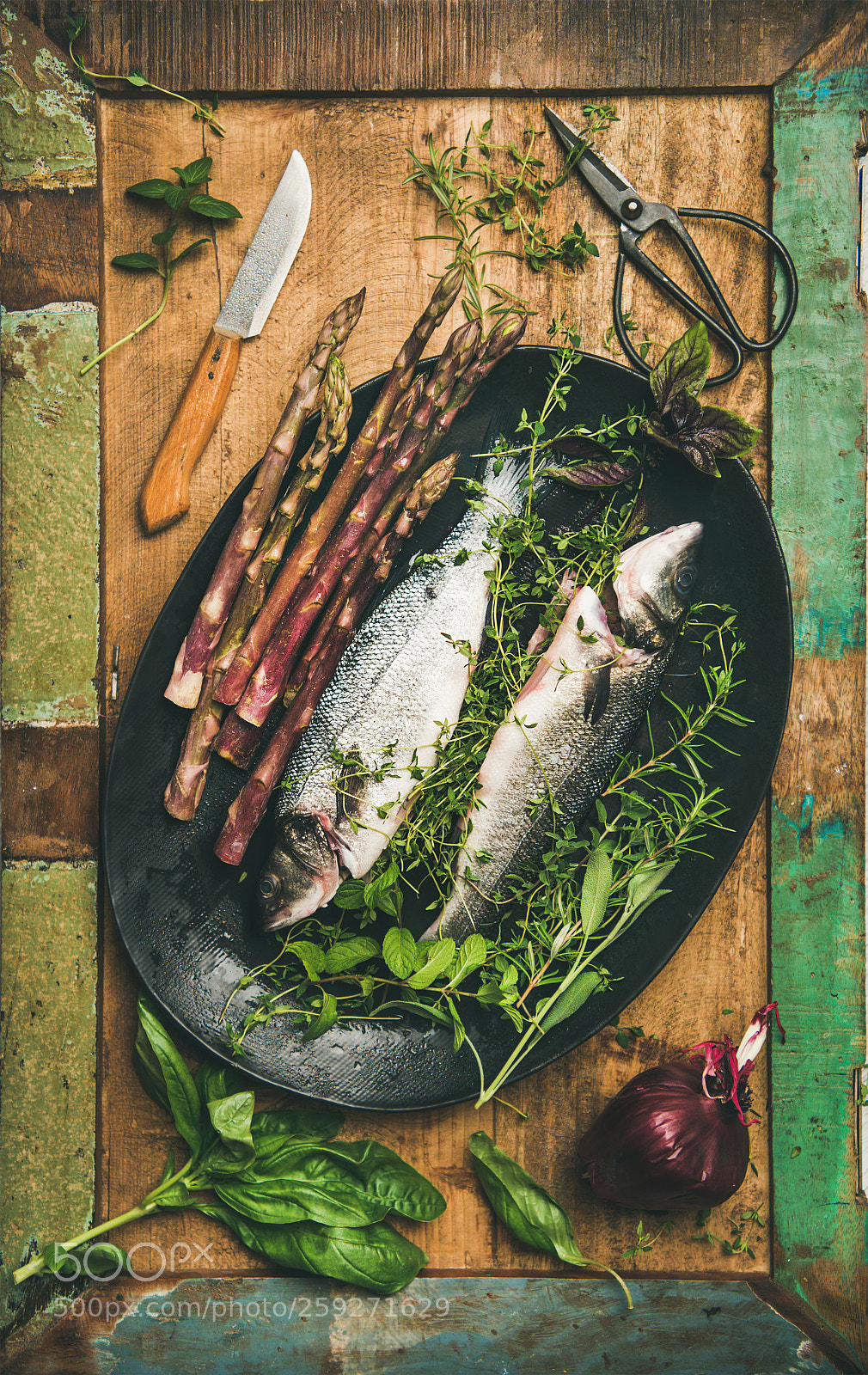 Nikon D610 sample photo. Raw incooked sea bass photography