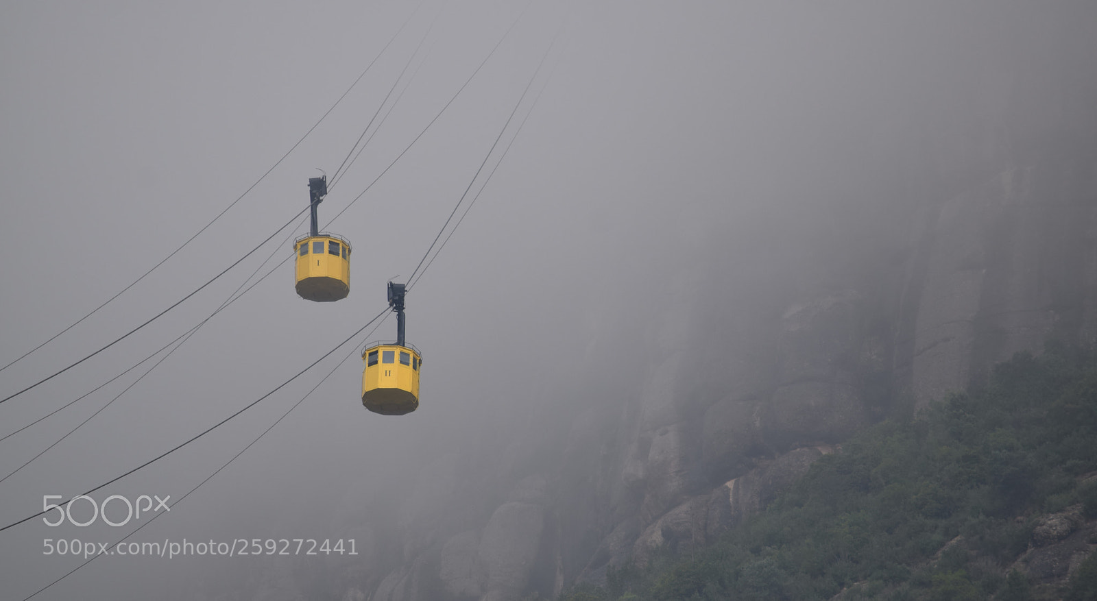 Nikon D5300 sample photo. Montserrat cable car with photography
