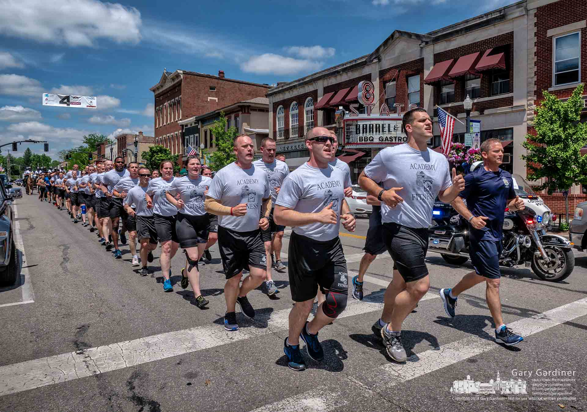 Panasonic Lumix DMC-G85 (Lumix DMC-G80) sample photo. Police cadets fun run westerville photography
