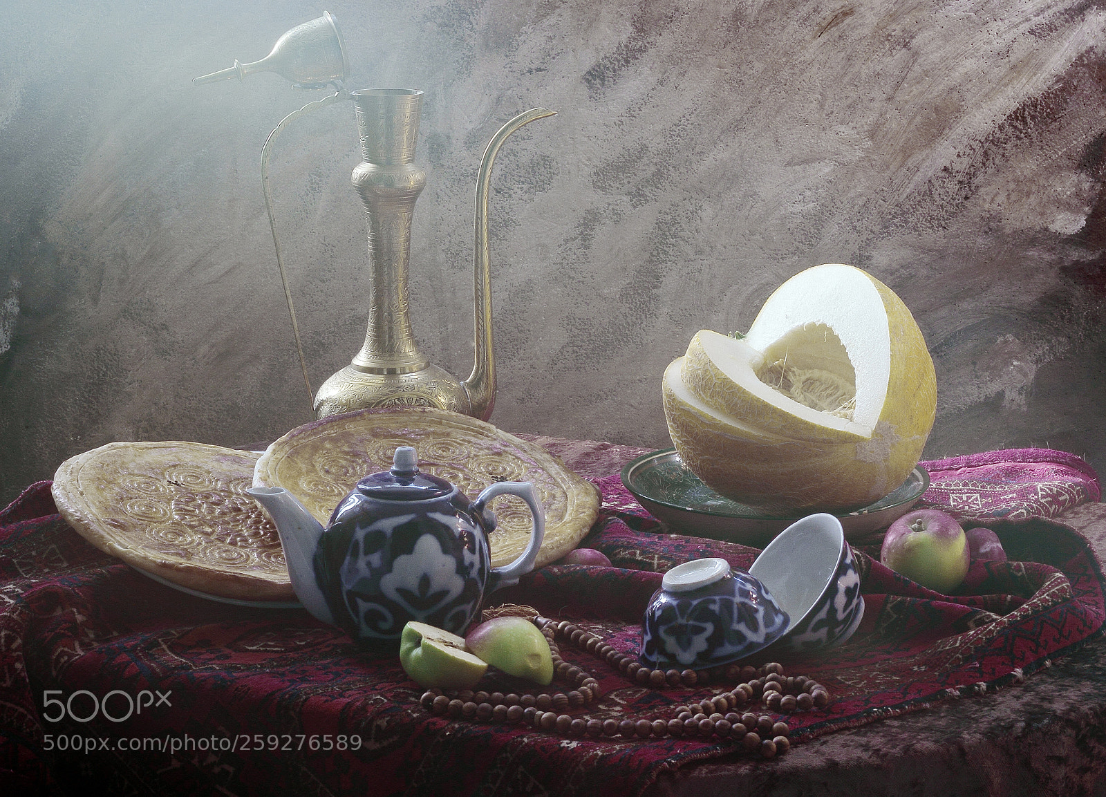 Canon EOS 60D sample photo. Istill life with melon photography