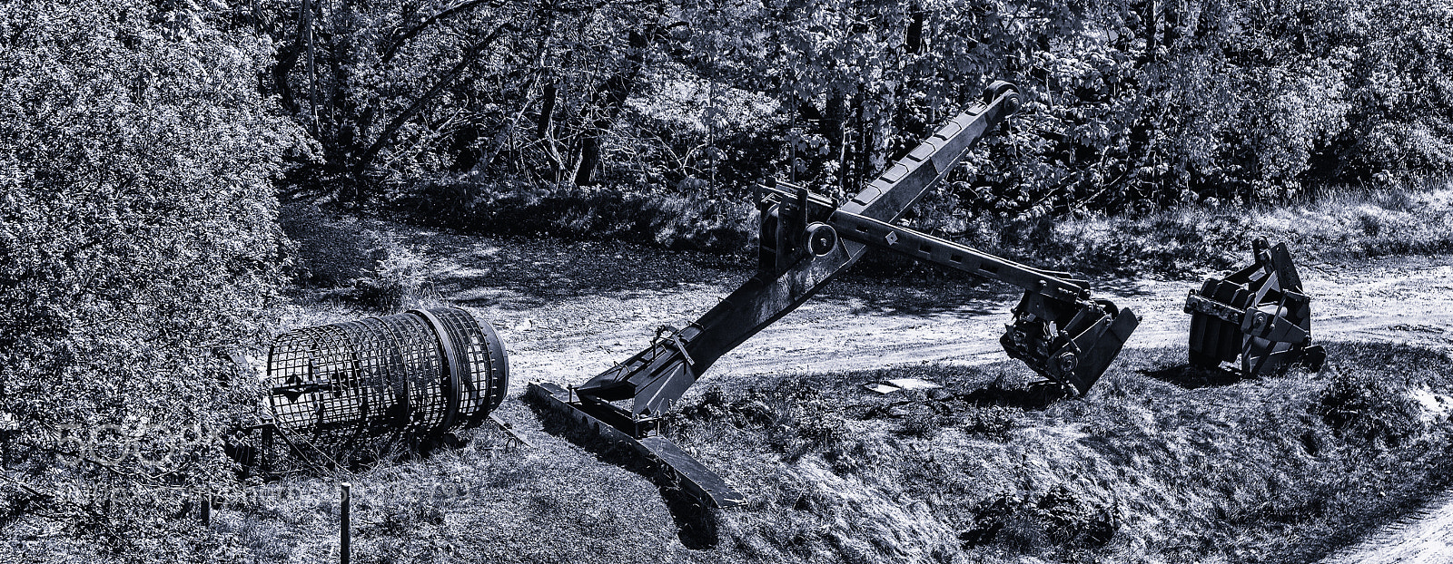 Sony ILCA-77M2 sample photo. Old mining equipment photography