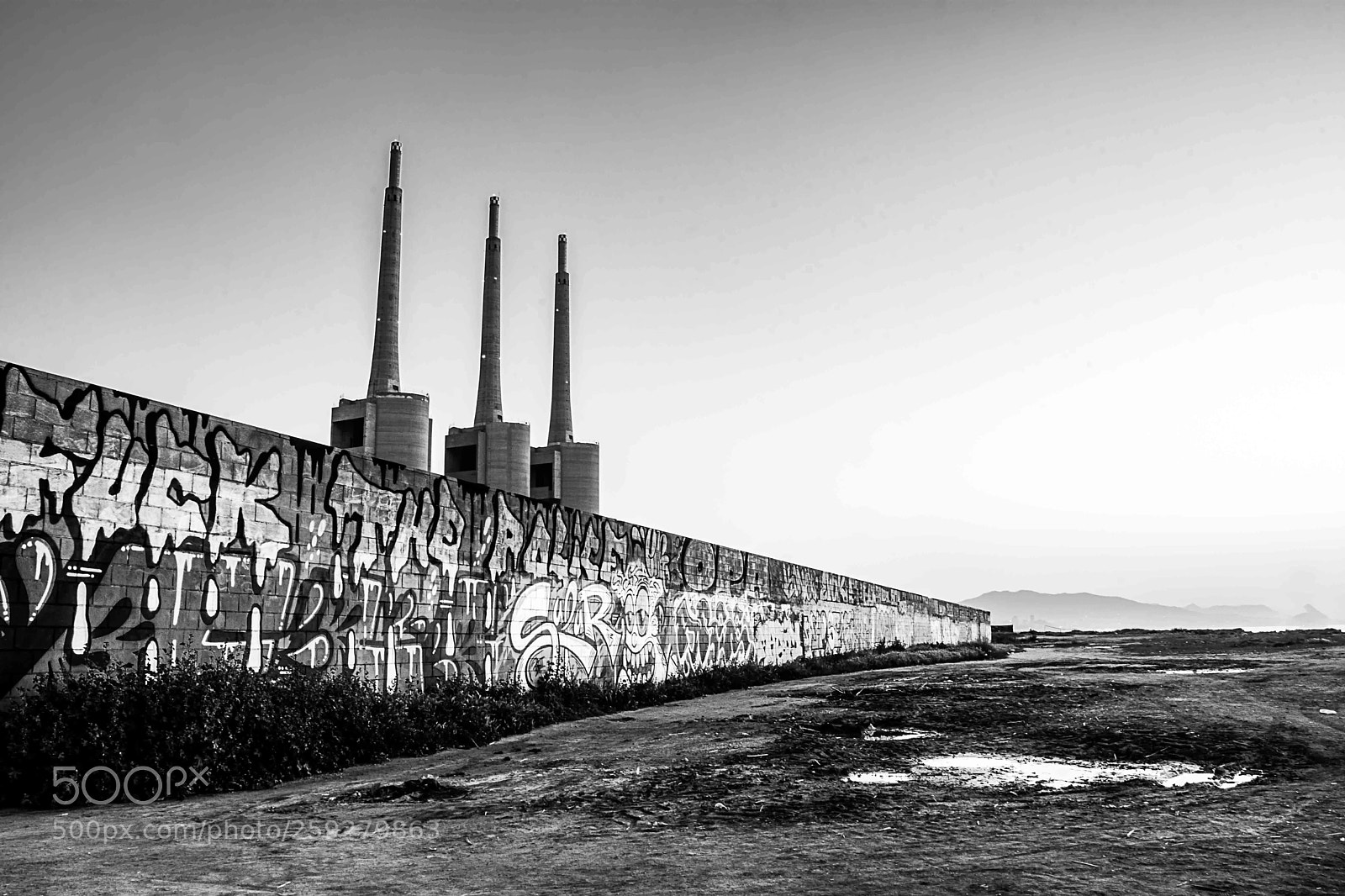 Nikon D7200 sample photo. Industria en b&w photography