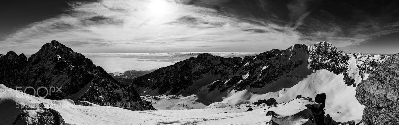 Nikon D7200 sample photo. Bw mountains photography