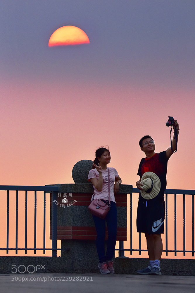 Nikon D810 sample photo. 愛在夕陽下 photography
