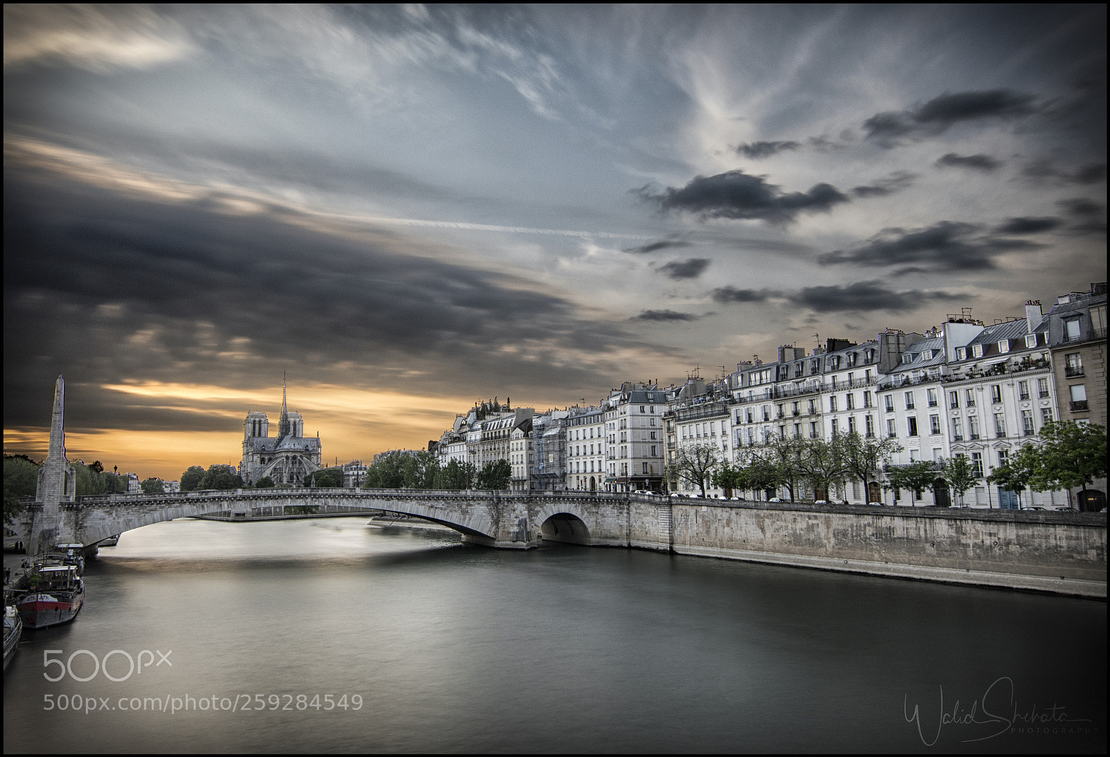 Nikon D5500 sample photo. Notre dame at sunset photography