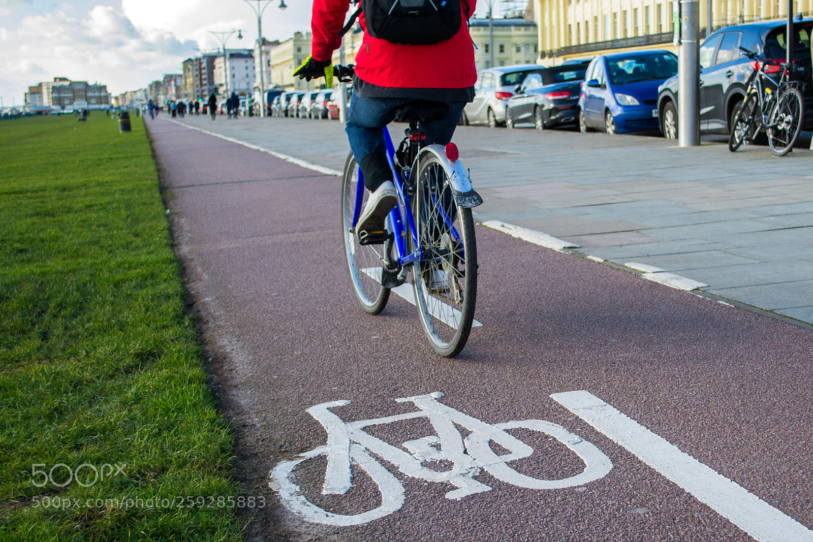 Nikon D3100 sample photo. Person cycling on a photography