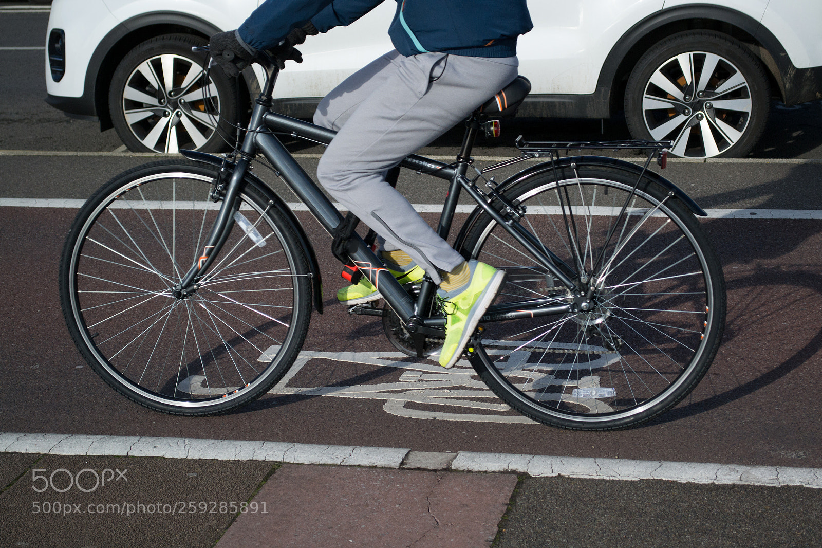 Nikon D3100 sample photo. Riding a bike on photography