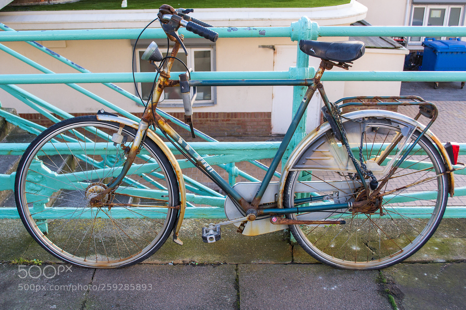 Nikon D3100 sample photo. Old vintage rusty bike photography