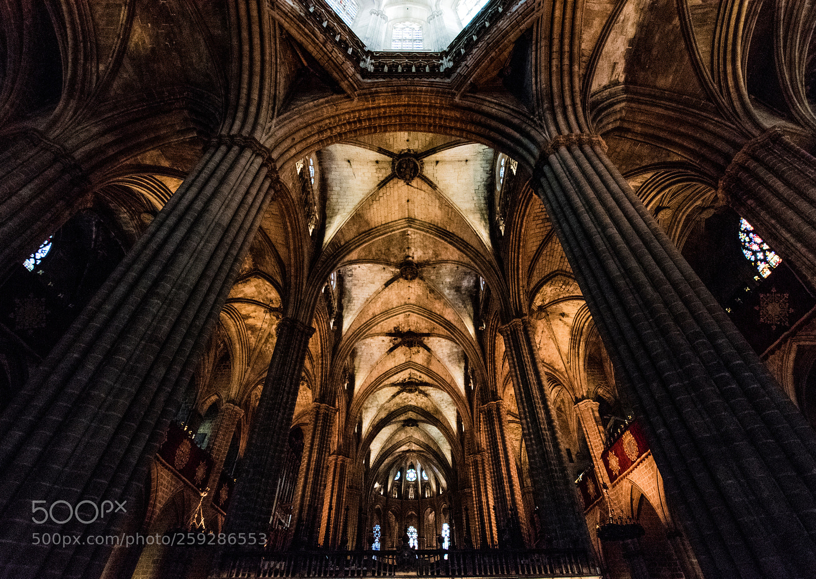 Nikon D5500 sample photo. Catedral de barcelona photography