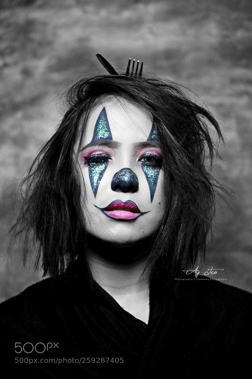 Canon EOS 60D sample photo. Face paint portrait photography