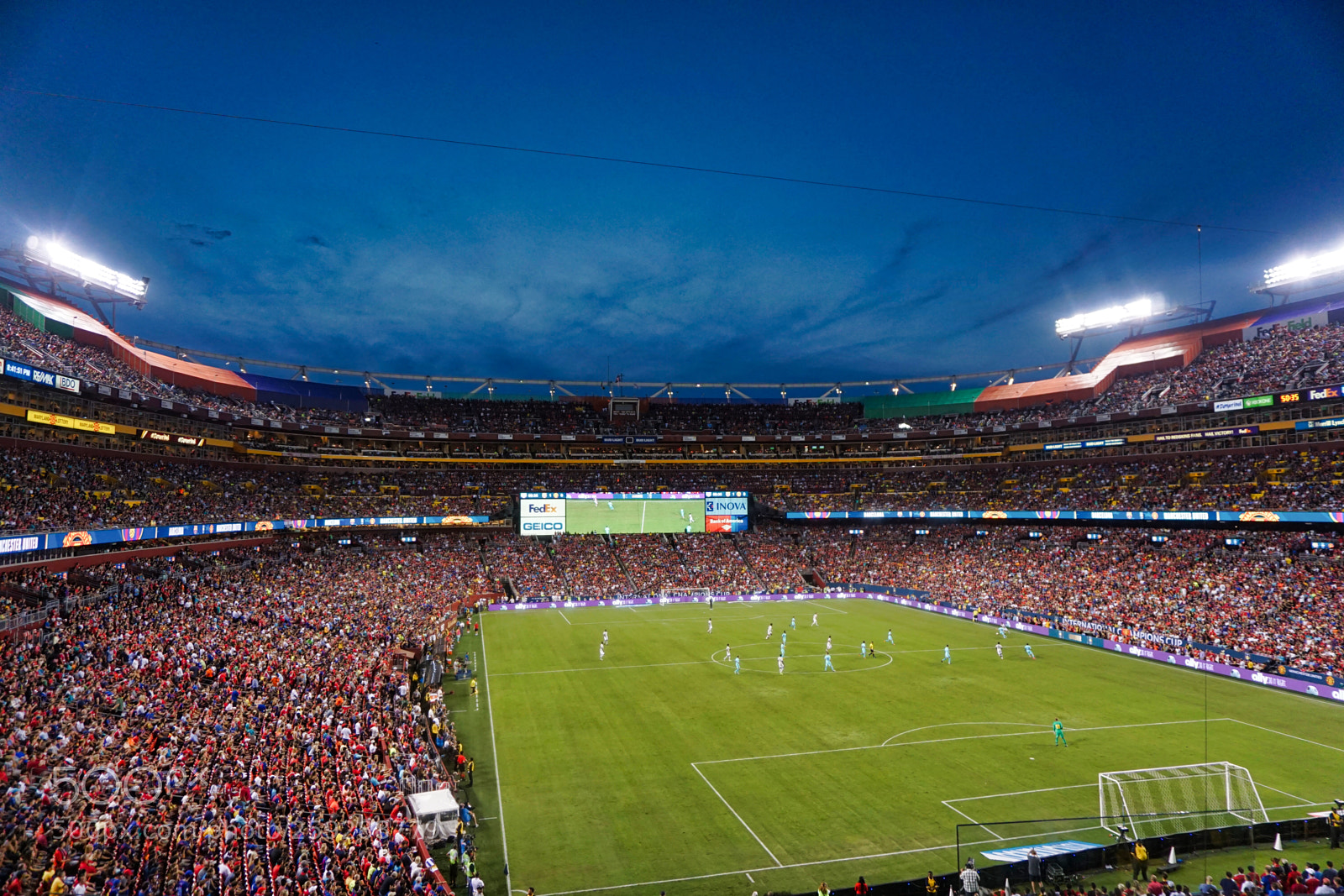 Sony a6000 sample photo. Barcelona vs. manchester united photography