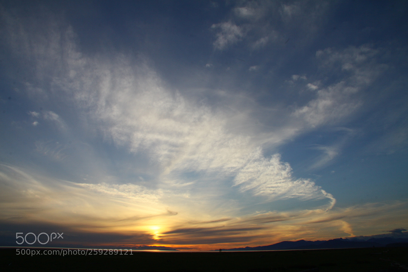 Canon EOS 50D sample photo. Sunset on the dyke photography