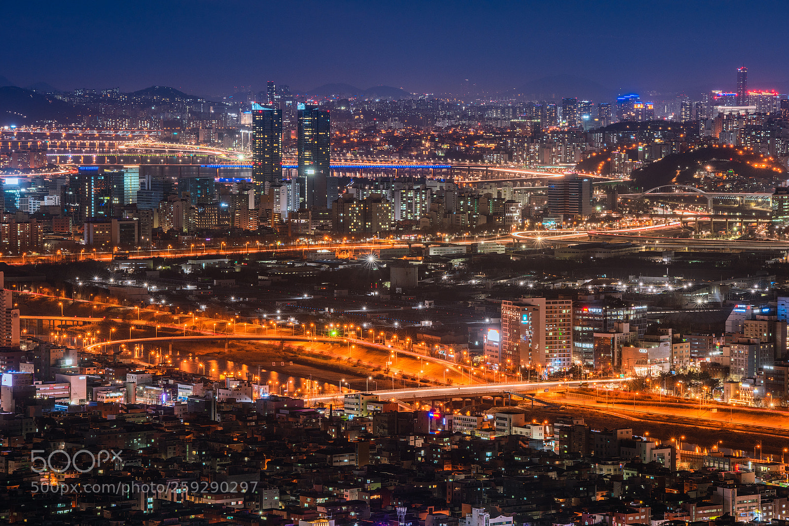 Nikon D810 sample photo. Seoul night photography